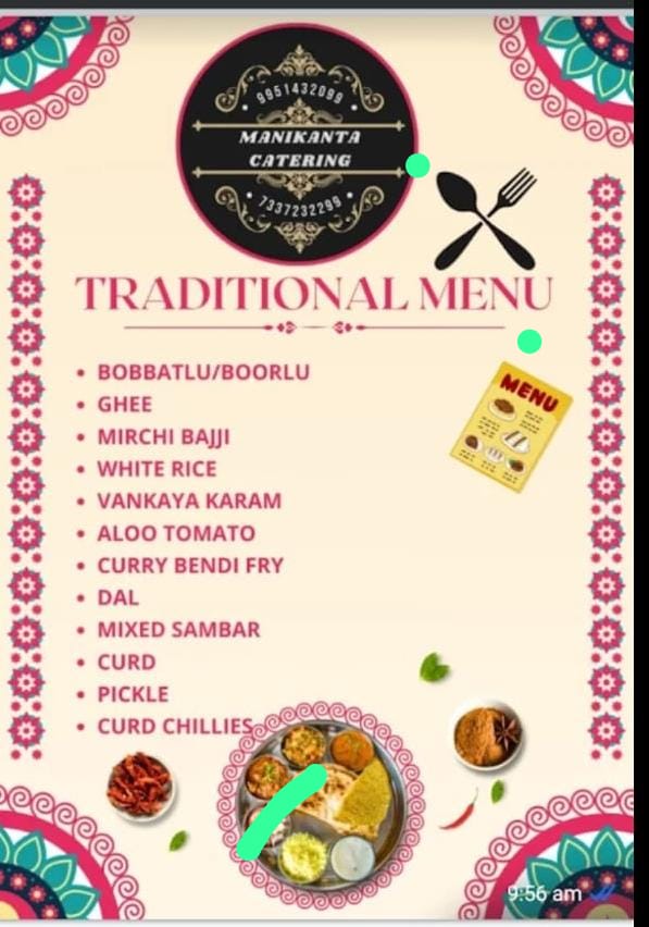 Veg Menu
